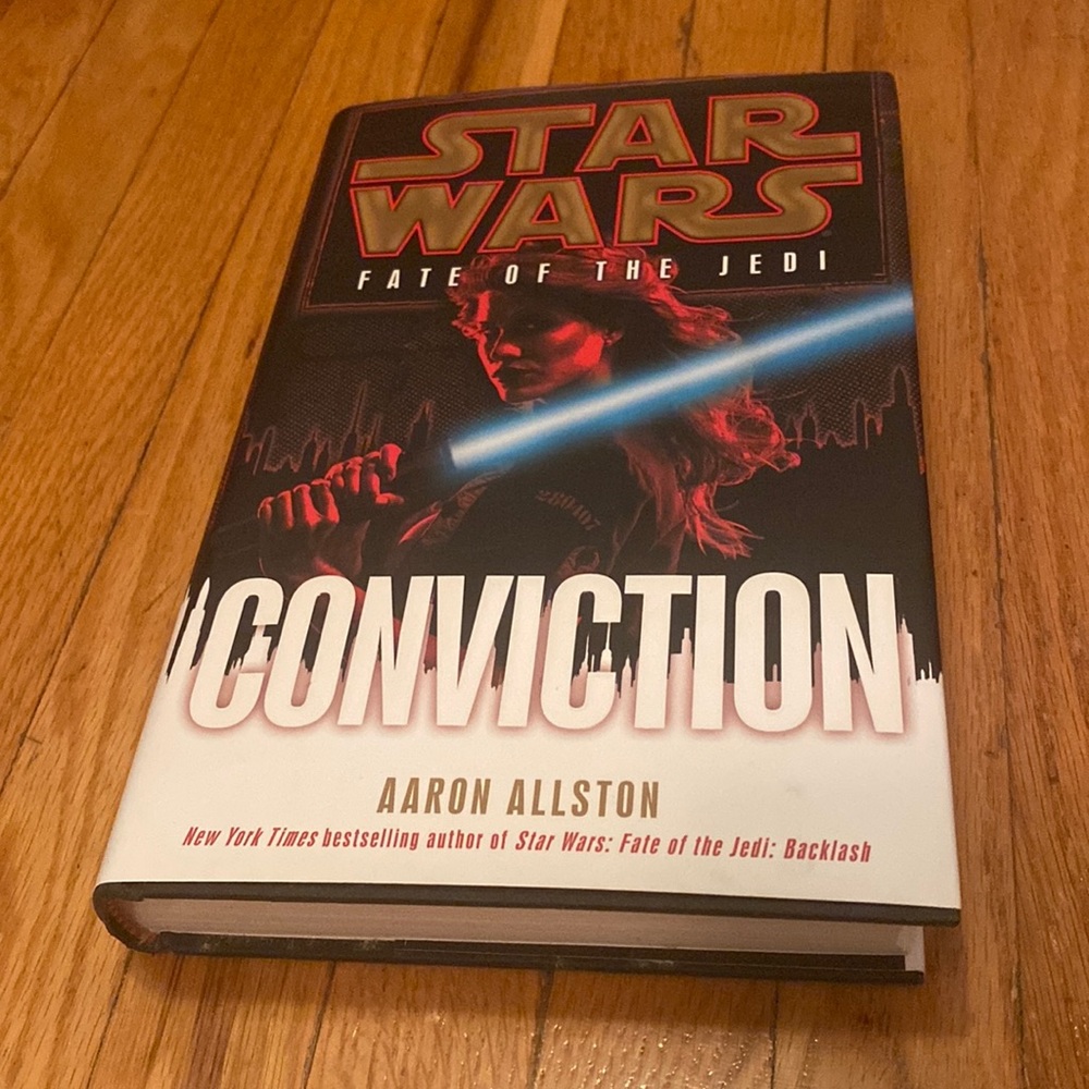 Star Wars Fate Of The Jedi Conviction - Aaron Allston (hardcover book)